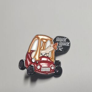 Goose In Car Enamel Pin